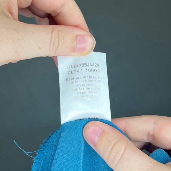 David Dart Button Up Blouse - Blue - Size 2X - Women's - Picture 4 of 7